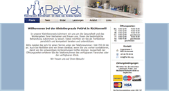Desktop Screenshot of pet-vet.org