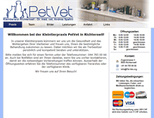 Tablet Screenshot of pet-vet.org